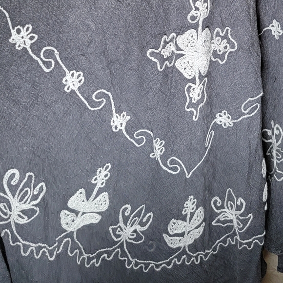 Embroidered Beach cover up one size fits most beautifully made in India - Picture 4 of 4